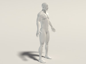 base mesh---man neutral pose 3D Model