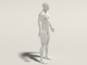 base mesh---man neutral pose 3D Model