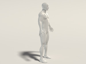 base mesh---man neutral pose 3D Model