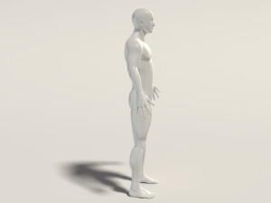base mesh---man neutral pose 3D Model