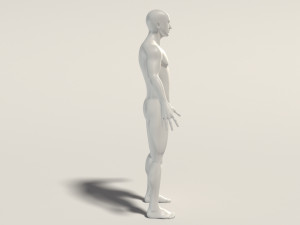 base mesh---man neutral pose 3D Model