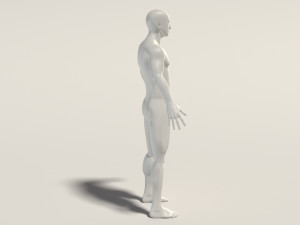 base mesh---man neutral pose 3D Model