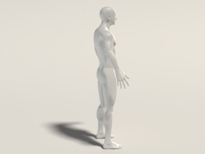base mesh---man neutral pose 3D Model