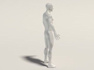 base mesh---man neutral pose 3D Model