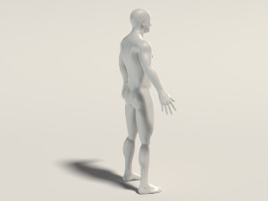 base mesh---man neutral pose 3D Model