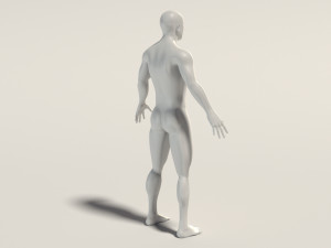 base mesh---man neutral pose 3D Model