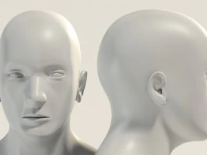 base mesh---man t-pose 3D Model
