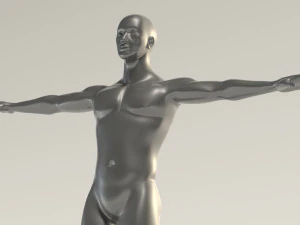 base mesh---man t-pose 3D Model