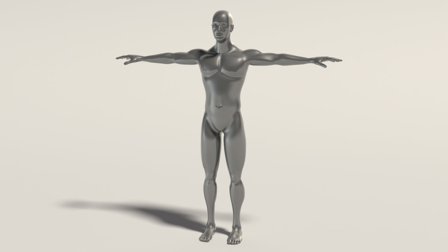 Female figure T-pose 3d model 3ds max files free download - modeling 21257  on CadNav