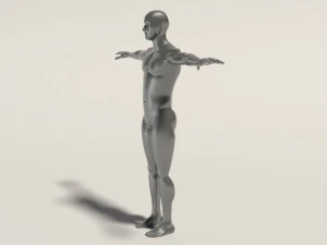 base mesh---man t-pose 3D Model