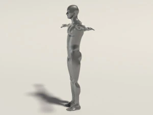 base mesh---man t-pose 3D Model
