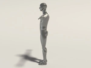 base mesh---man t-pose 3D Model
