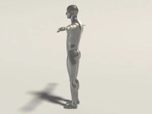 base mesh---man t-pose 3D Model
