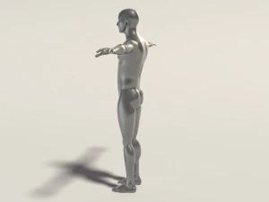 base mesh---man t-pose 3D Model
