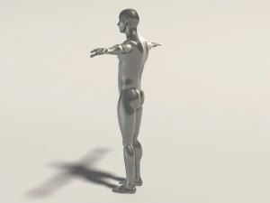 base mesh---man t-pose 3D Model