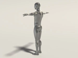 base mesh---man t-pose 3D Model
