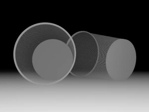 bin---wastepaper basket with iron mesh 3D Model