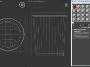 bin---wastepaper basket with iron mesh 3Dモデル