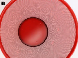 bin---wastepaper basket with iron mesh 3D Model