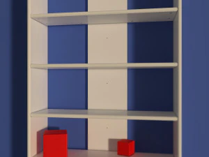 B&uuml;cherregal 3D Modell