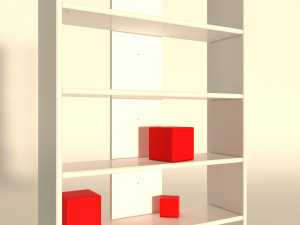 bookcase 3D Model