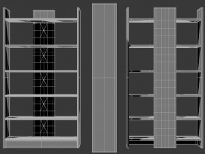 bookcase 3D Model