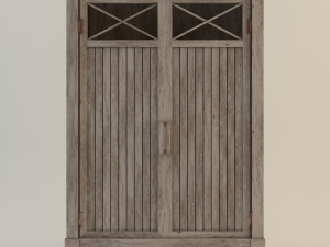 cabinet---driftwood 3D Model
