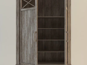 cabinet---driftwood 3D Model