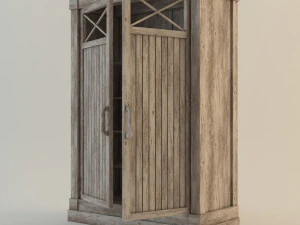 cabinet---driftwood 3D Model