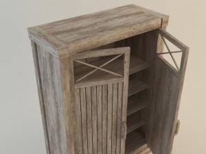 cabinet---driftwood 3D Модель