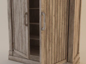 cabinet---driftwood 3D Model