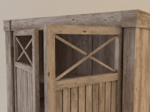 cabinet---driftwood 3D Модель
