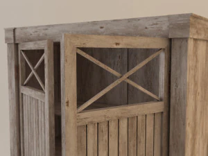 cabinet---driftwood 3D Model