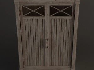 cabinet---driftwood 3D Model