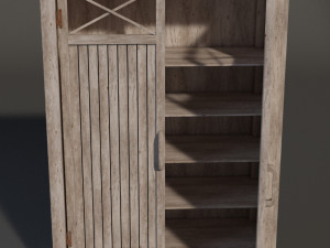 cabinet---driftwood 3D Модель