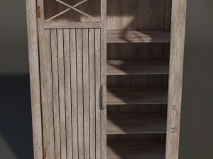 cabinet---driftwood 3D Model