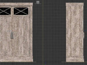 cabinet---driftwood 3D Model