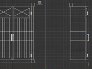 cabinet---driftwood 3D Model