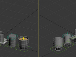 candles 3D 모델