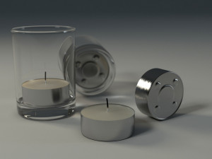 candles 3D 모델