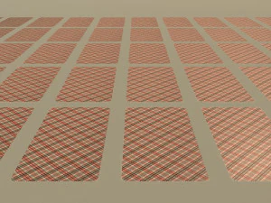 card game---used tarot nouveau 3D Model