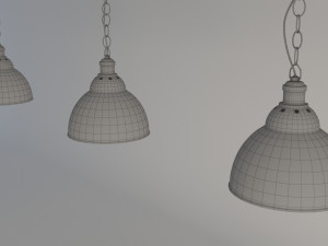 ceiling lamp---metal 3d 3D 模型