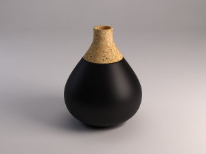 ceramic vase---cork tip 3D 모델