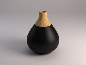 ceramic vase---cork tip Model 3D
