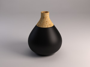 ceramic vase---cork tip Model 3D