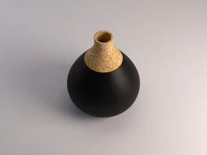 ceramic vase---cork tip 3D Model