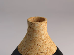 ceramic vase---cork tip 3D Model