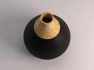 ceramic vase---cork tip 3D Model