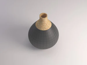 ceramic vase---cork tip 3D Model
