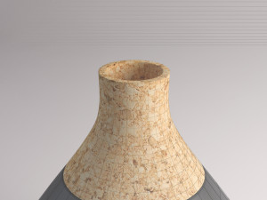 ceramic vase---cork tip Model 3D